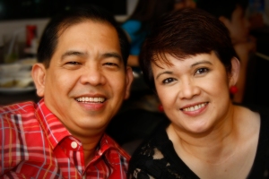 Menchit and her husband Rico