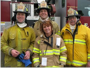 Shelly, the first female on the Wauwatosa Fire Department